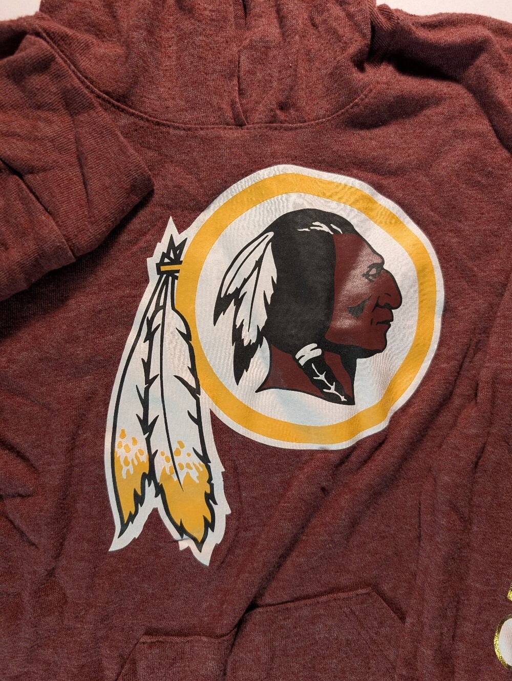 NFL Washington Redskins Girls Lightweight Hoodie Pullover Size 10/12